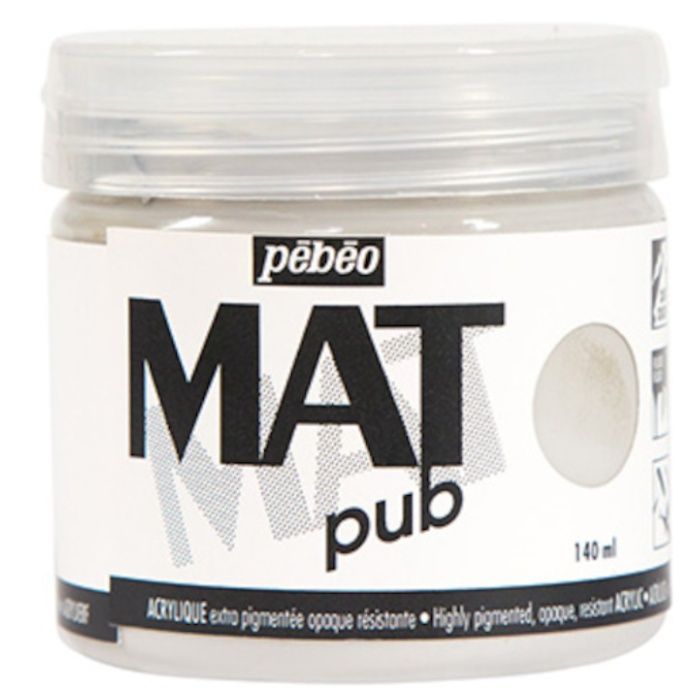Pebeo　マットピュブ　140ml　NO.23　ウォームグレイ