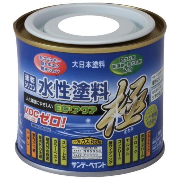 サンデーペイント　水性ECOアクア　白　200M