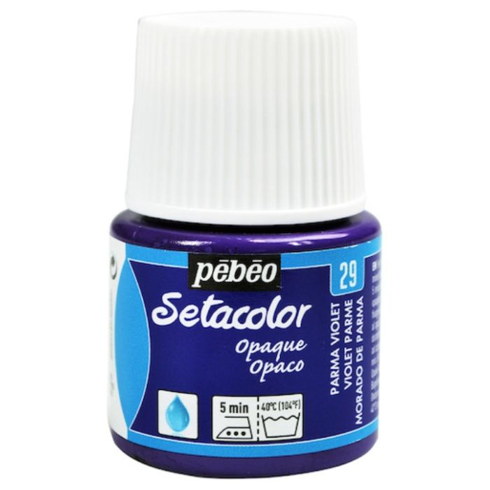 Pebeo　布用水性アクリル絵具セタカラー不透明色　45ml　パルマバイオレット