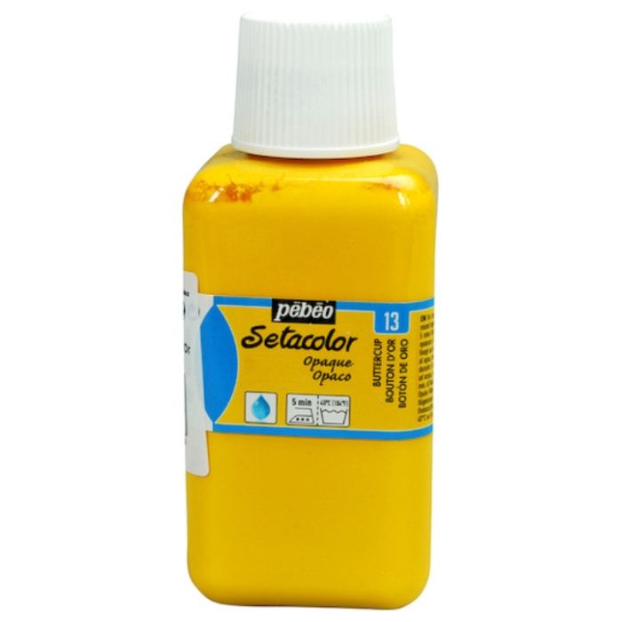 Pebeo　布用水性アクリル絵具セタカラー不透明　250ml　バターカップ