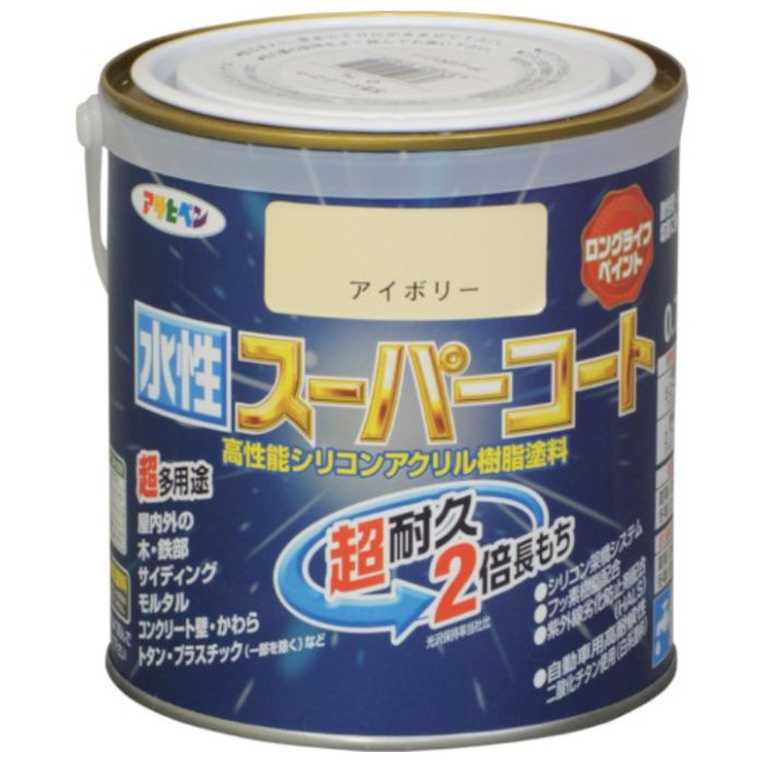 アサヒペン　水性スーパーコート　0.7L　アイボリー