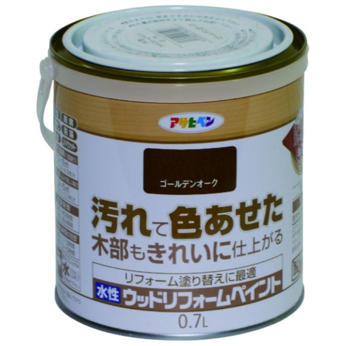 アサヒペン　水性ウッドリフォームペイント　0.7L　ゴールデンオーク