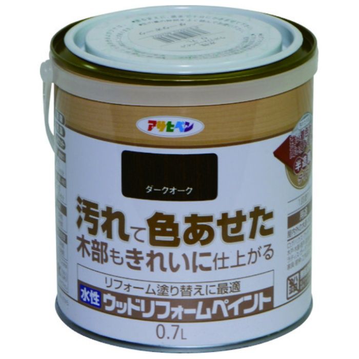 アサヒペン　水性ウッドリフォームペイント　0.7L　ダークオーク