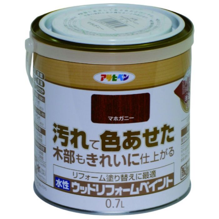 アサヒペン　水性ウッドリフォームペイント　0.7L　マホガニー