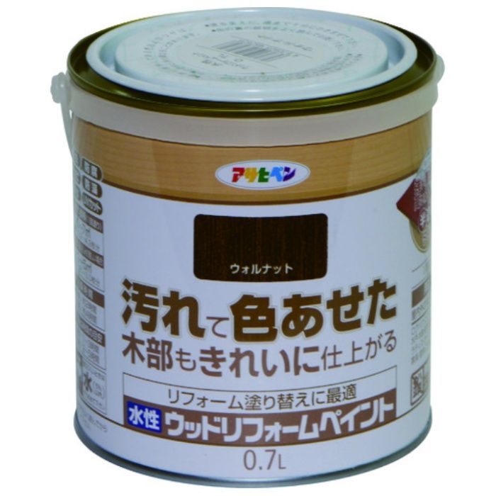 アサヒペン　水性ウッドリフォームペイント　0.7L　ウォルナット