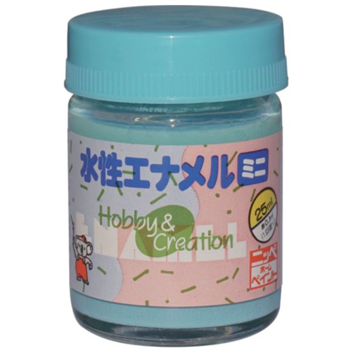 ニッぺ　水性エナメルミニ　25ml　パステルブルー　HSB018-25