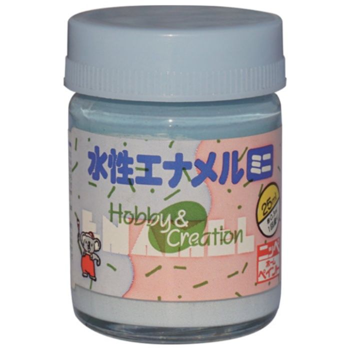 ニッぺ　水性エナメルミニ　25ml　クリスタルブルー　HSB019-25