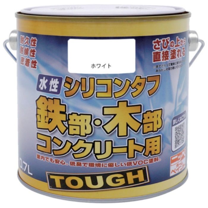 ニッぺ　水性シリコンタフ　ホワイト　1.6L