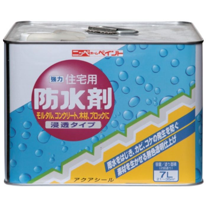 ニッぺ　住宅用防水剤　7L　透明　HR2002-7