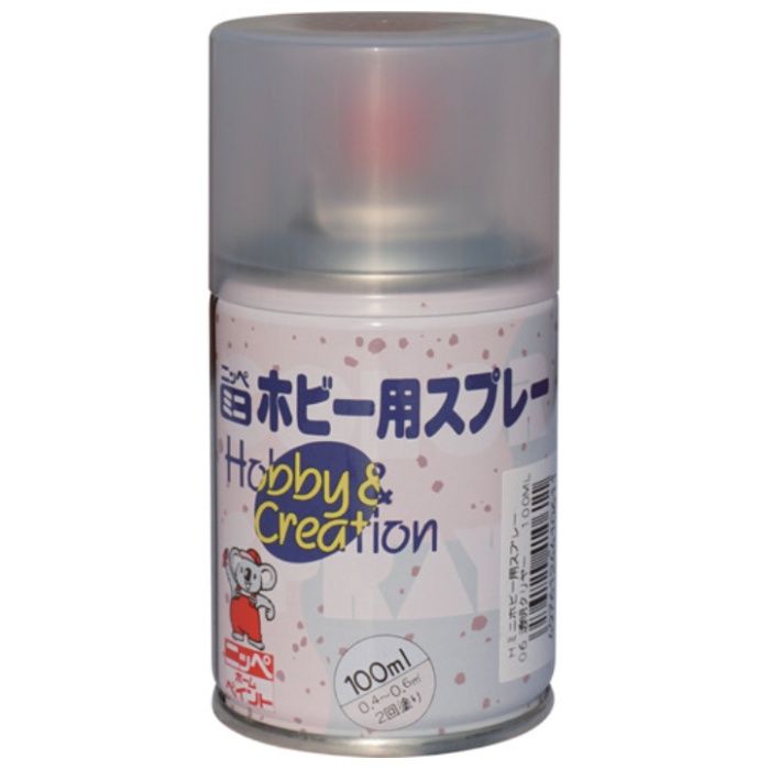 ニッぺ　ミニホビースプレー　100ml　透明クリヤ-　HR8206-100