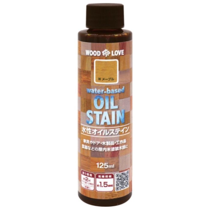ニッぺ　水性オイルステイン　125ML　メープル　300N053