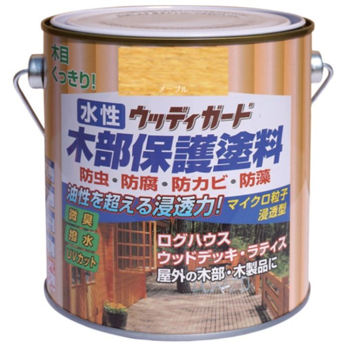ニッぺ　水性ウッディガード　0.7L　メープル　HW201-0.7
