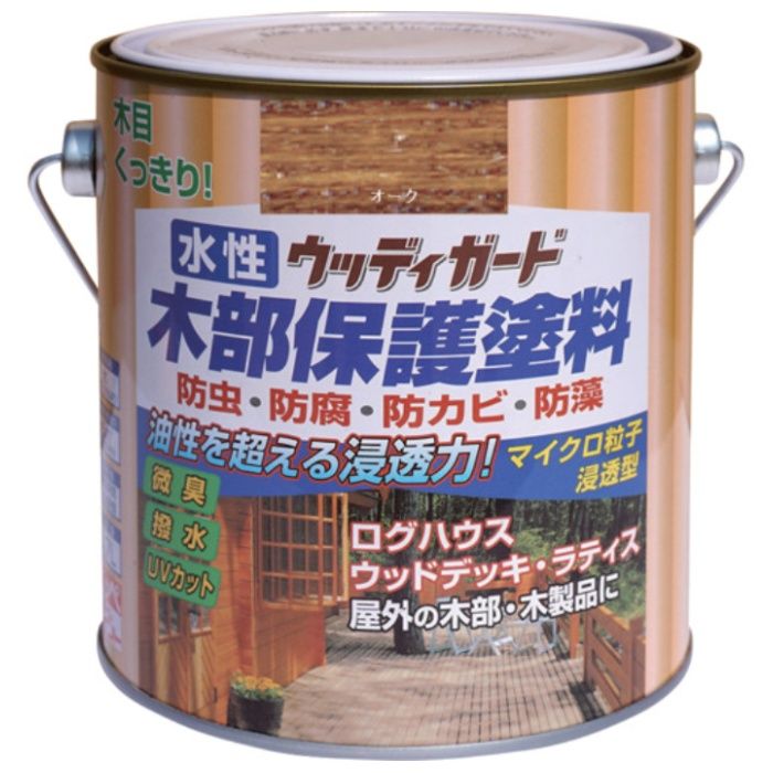 ニッぺ　水性ウッディガード　0.7L　オーク　HW206-0.7