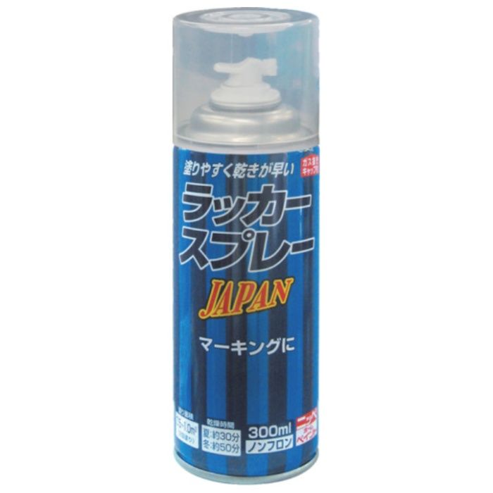 ニッぺ　【まとめ買い】　ラッカースプレー　JAPAN　300ml　透明クリヤー　12本入