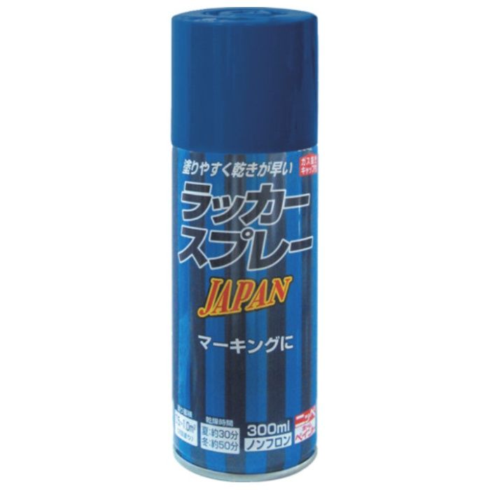 ニッぺ　【まとめ買い】　ラッカースプレー　JAPAN　300ml　ブルー　12本入
