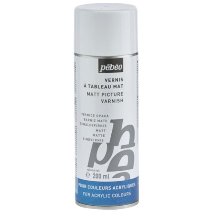 Pebeo　マットバーニッシュ(つや消し・画面保護剤)油性　スプレー　200ml