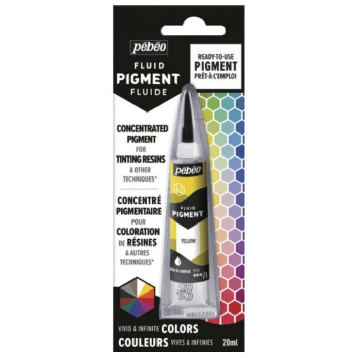 Pebeo　【油性リキッド顔料】　フルイドピグメント20ml　イエロー