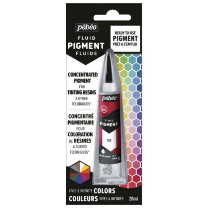 Pebeo　【油性リキッド顔料】　フルイドピグメント20ml　レッド
