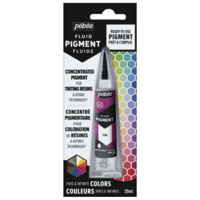 Pebeo　【油性リキッド顔料】　フルイドピグメント20ml　ピンク