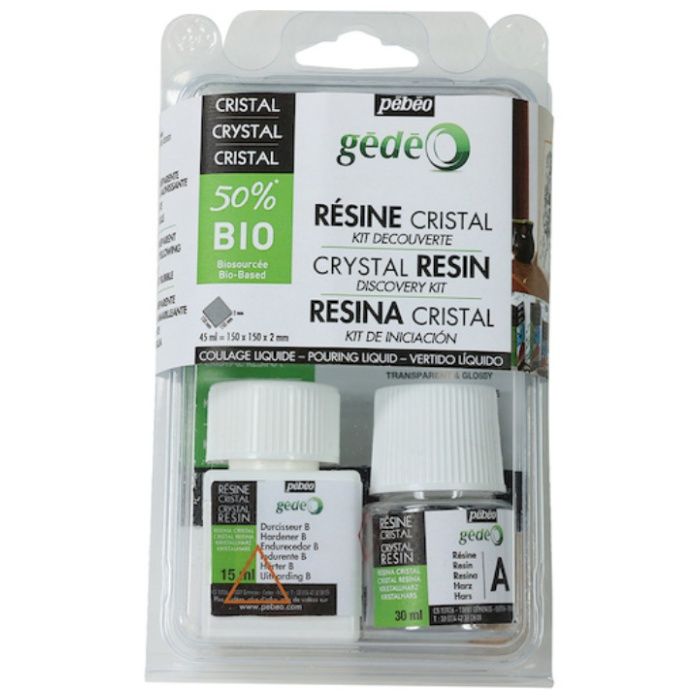Pebeo　バイオベース・クリスタルレジンキット45ml(主剤30ml+硬化剤15ml)