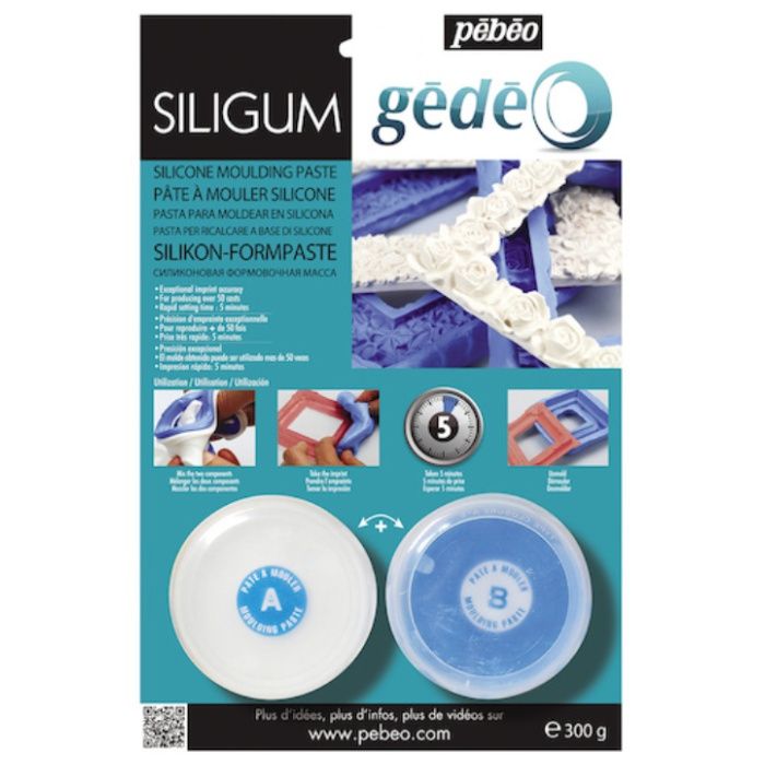 Pebeo　Gedeo　型取り用粘土　シリガム　300g