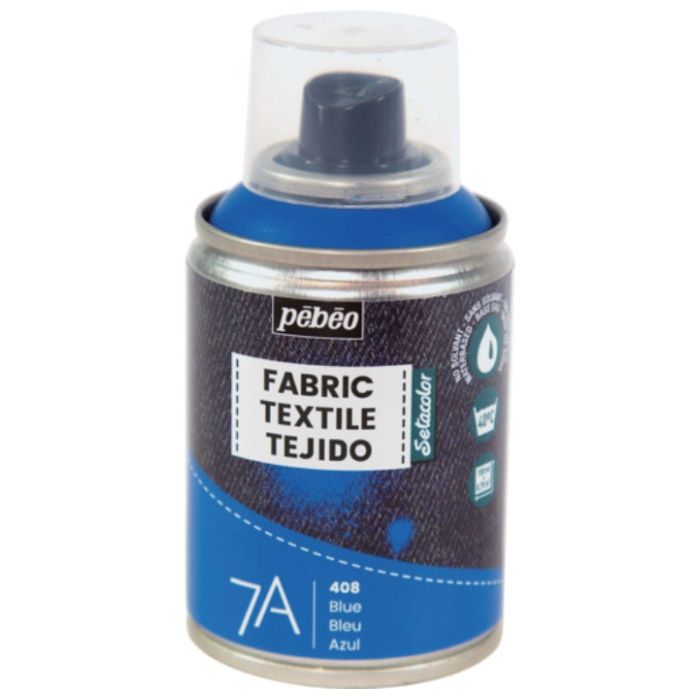 Pebeo　布用水性アクリルスプレー　セタスプレー　100ml　ブルー