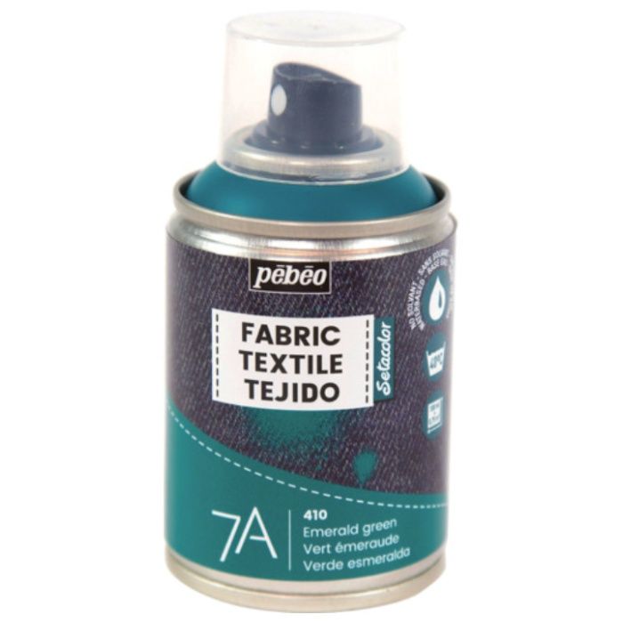 Pebeo　布用水性アクリルスプレー　セタスプレー　100ml　エメラルドグリーン