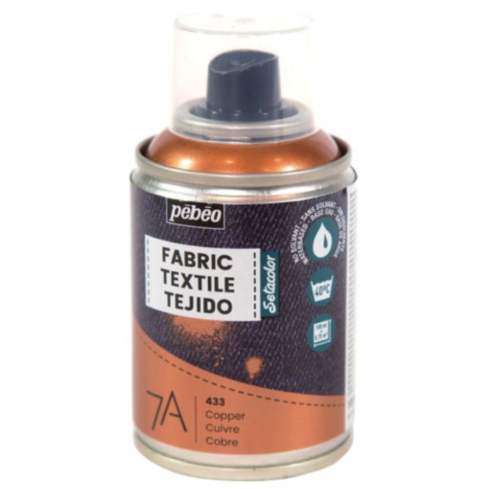 Pebeo　布用水性アクリルスプレー　セタスプレー　100ml　コッパー