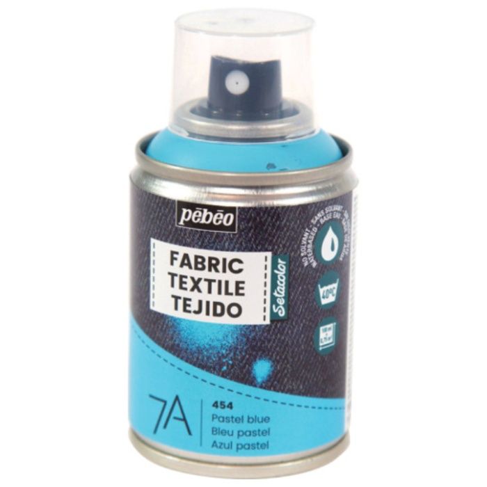 Pebeo　布用水性アクリルスプレー　セタスプレー　100ml　パステルブルー