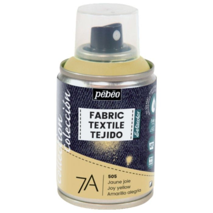 Pebeo　布用水性アクリルスプレー　セタスプレー　100ml　ジョイイエロー