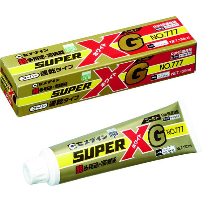 セメダイン スーパーXゴールドNo777(速硬化) ホワイト 135ml AX-112(Tcode:3563901)
