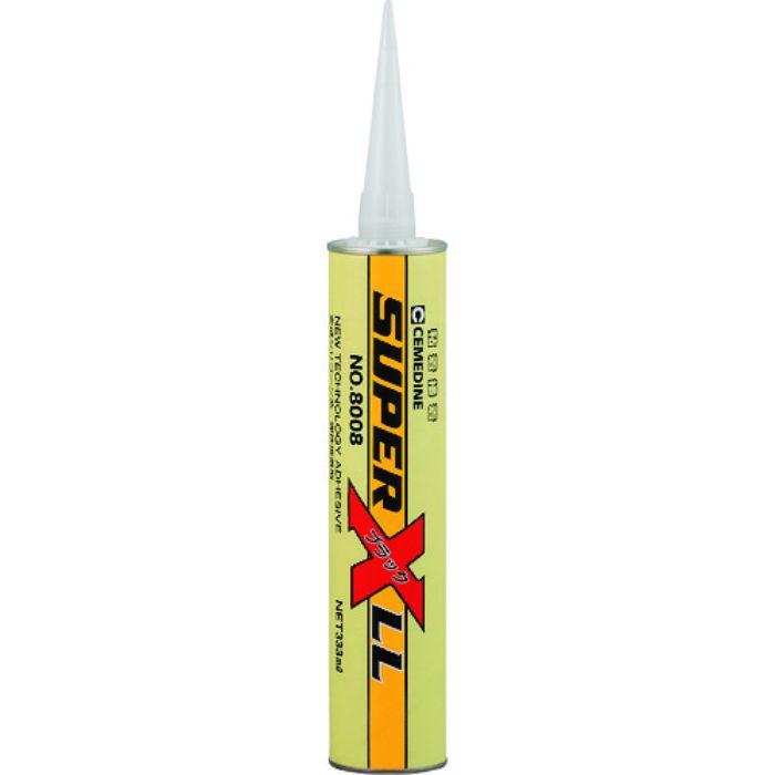 セメダイン スーパーX8008LL ブラック 333ml(より低粘度品) AX-138(Tcode:1139120)