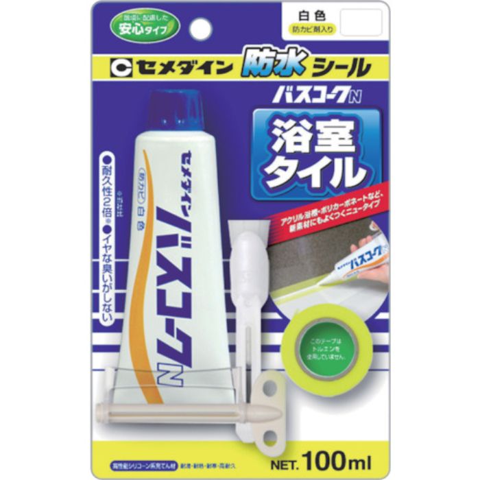 セメダイン バスコークN 白 P100ml HJ-153(Tcode:3749045)