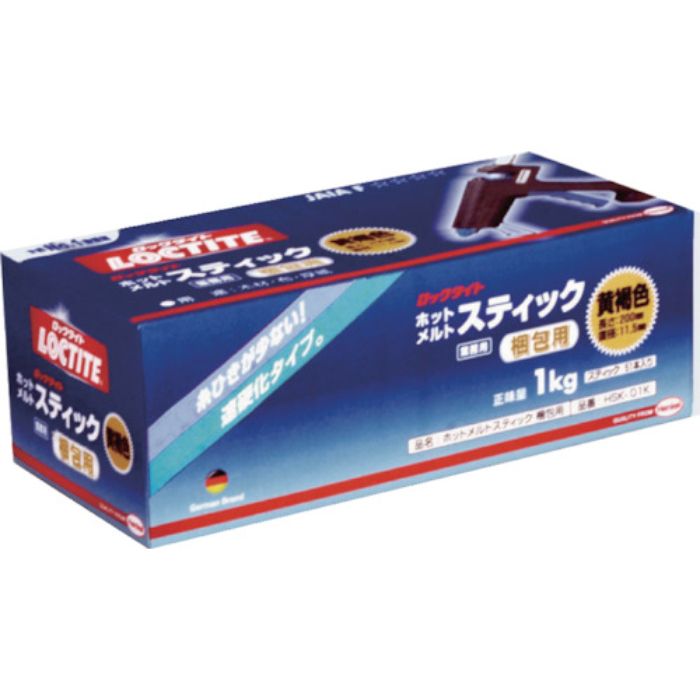 LOCTITE ホットメルトスティック 梱包用 黄褐色(Tcode:4536321)