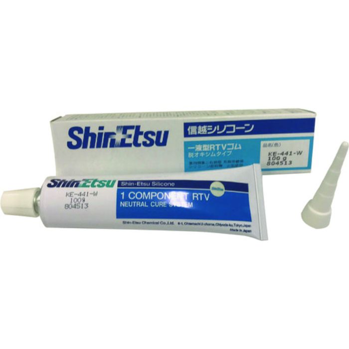 信越 一般工業用シリコーンシーリング剤 100g ホワイト(Tcode:8148106)