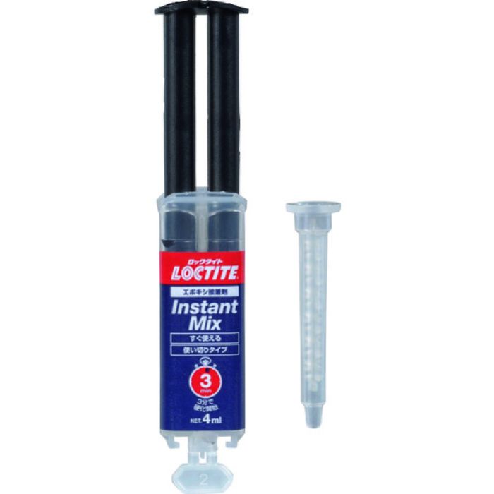 LOCTITE 高強度エポキシ接着剤 2液タイプ 透明 インスタントミックス 4ml(Tcode:1448425)