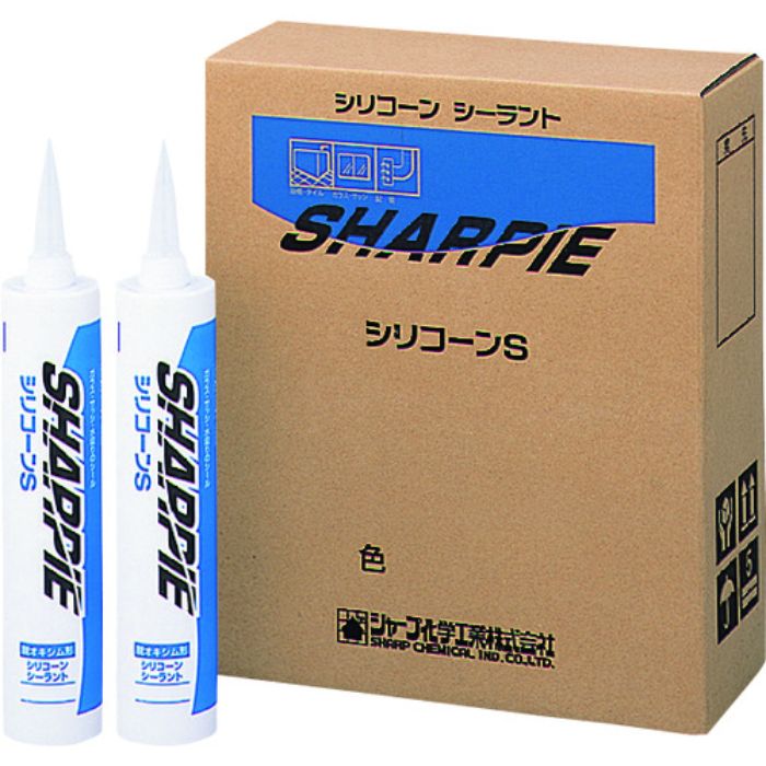 シャープ シーリング剤 シャーピー シリコーンS クリア 330ml(Tcode:8165945)