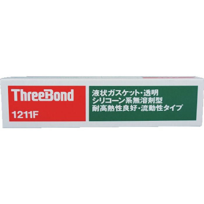 THREEBOND 液状ガスケット TB1211F シリコーン系工業用シール剤 乳白色 100g 耐熱・耐寒・低粘度タイプ(Tcode:8130555)
