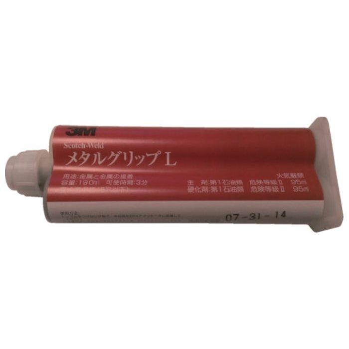 3M　【保管時要冷蔵】Scotch-Weld　EPX接着剤　メタルグリップL　190ml