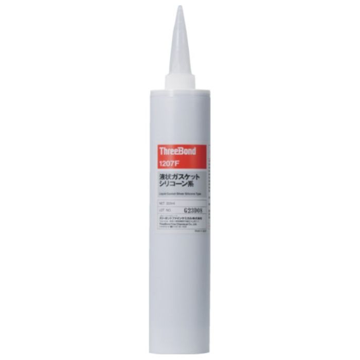 THREEBOND　液状ガスケット　TB1207F　シリコーン系工業用シール剤　アルミ色　333ML　耐熱・耐寒・速硬化タイプ(1207FB)