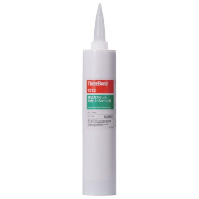 THREEBOND　液状ガスケット　TB1212　シリコーン系工業用シール剤　白色　330ml　耐熱・耐寒・耐薬品性