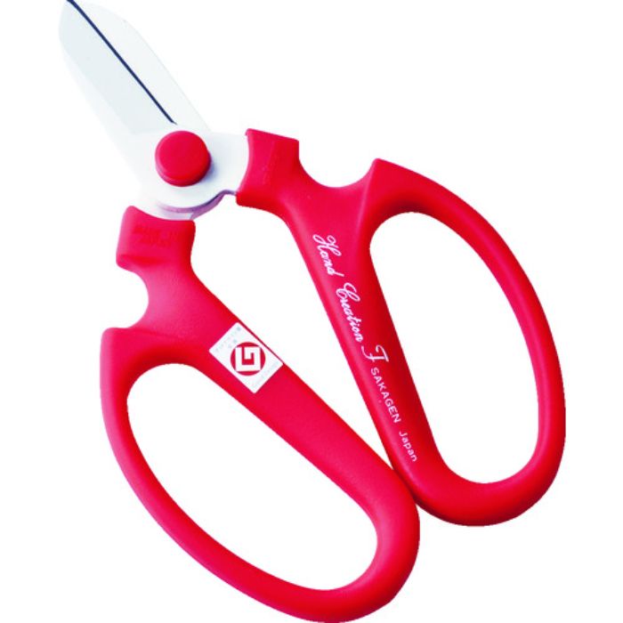 坂源 生花用ハサミ ハンドクリエーションF-170 赤(Tcode:1151098)