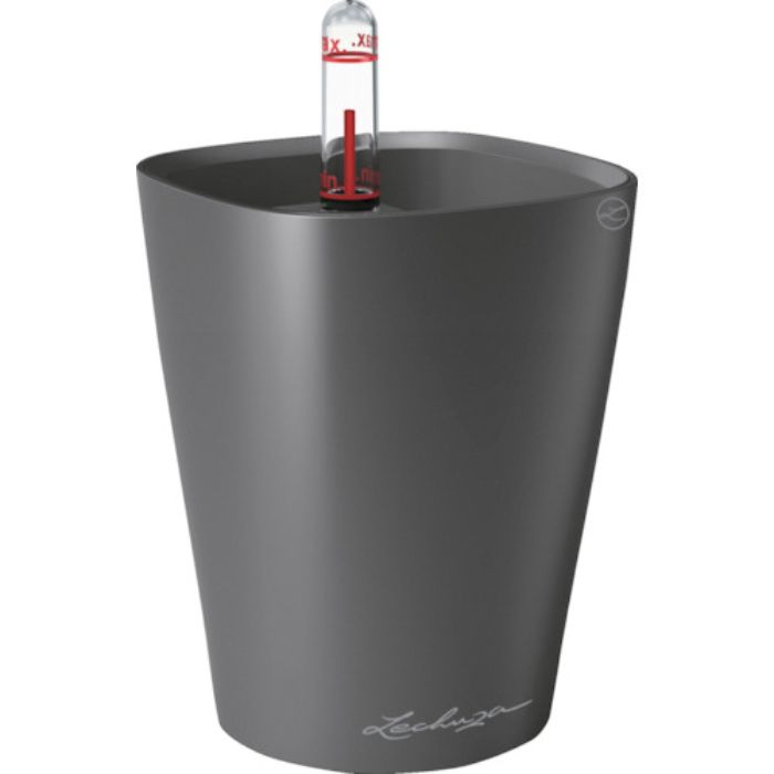 レチューザ 底面給水プランター ミニデルティーニ 土容量0.4L チャコール(Tcode:3692510)