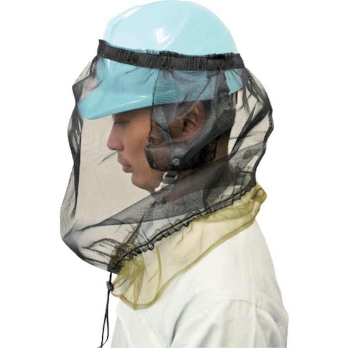 緑十字 熱中症予防対策商品 ヘルメット用防虫ネット