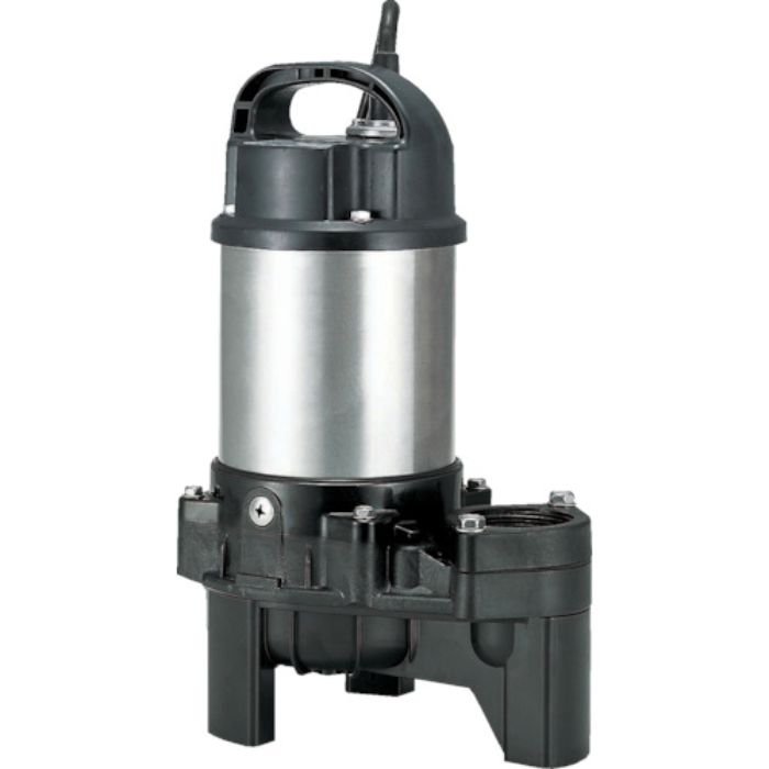 ツルミ 樹脂製汚物用水中ハイスピンポンプ 50HZ 口径40mm 単相100V