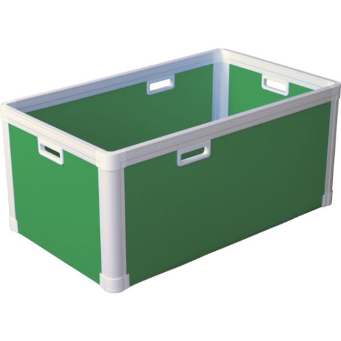 KUNIMORI プラダン ブロックコンテナ(TPタイプ)TP484 ライトグリ(Tcode:7605609)