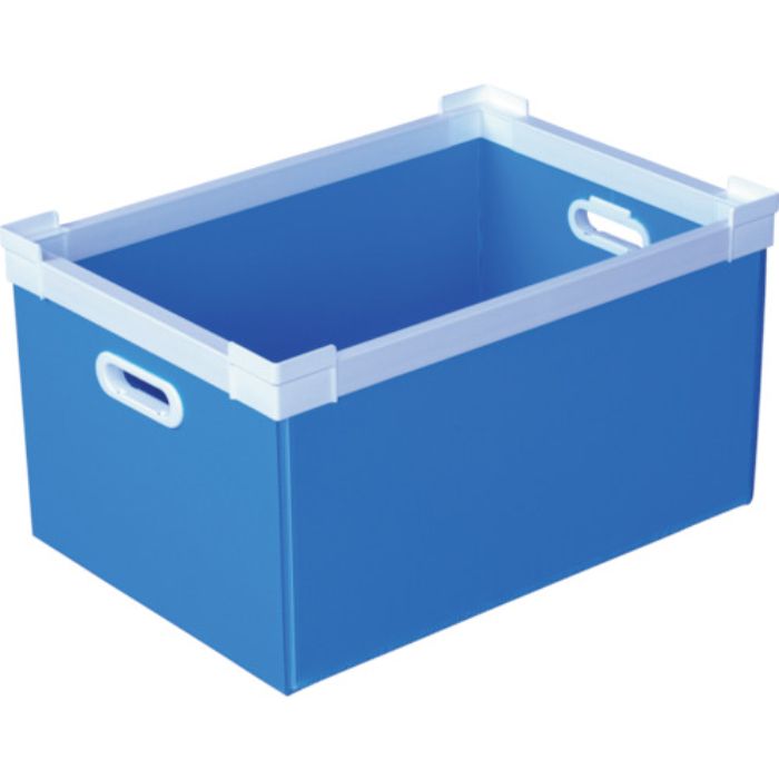 KUNIMORI プラダン NSコンテナ 40L(SWコーナー)ライトブルー(Tcode:7605641)