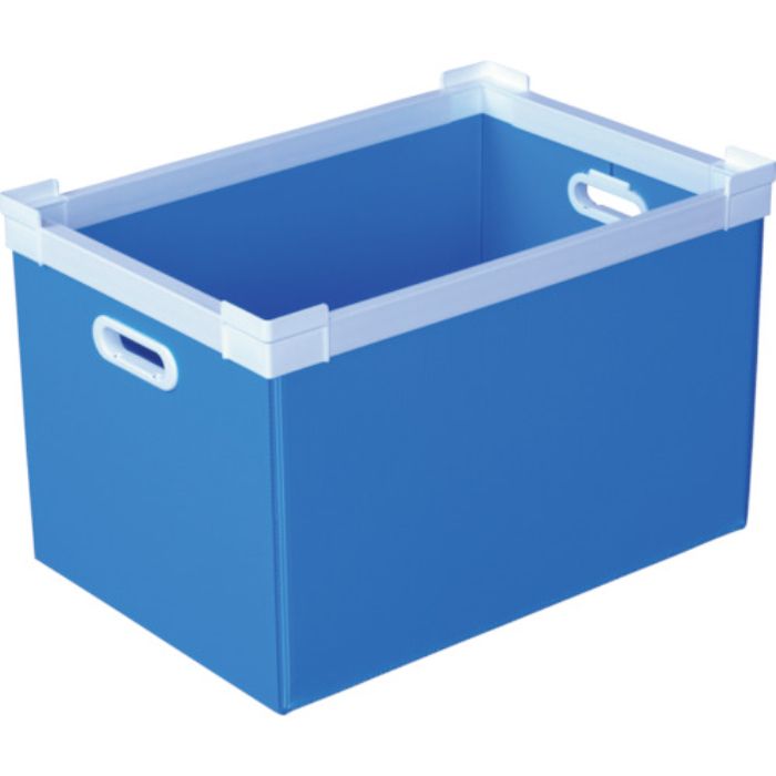 KUNIMORI プラダン NSコンテナ 50L(SWコーナー)ライトブルー(Tcode:7605676)