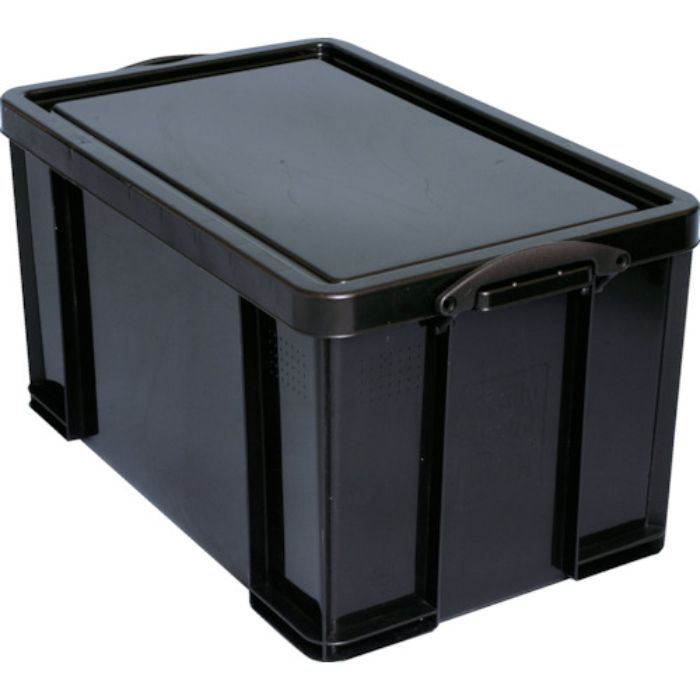RUP コンテナ Really Useful Box 84L ブラック(Tcode:8562758)