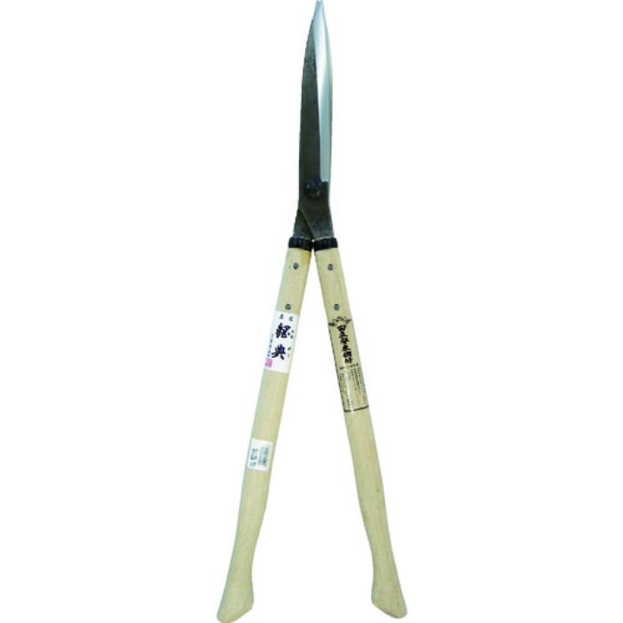 鋼典 刈込鋏 安来鋼付止ナシ 430mm コブ付白樫(Tcode:8188012)